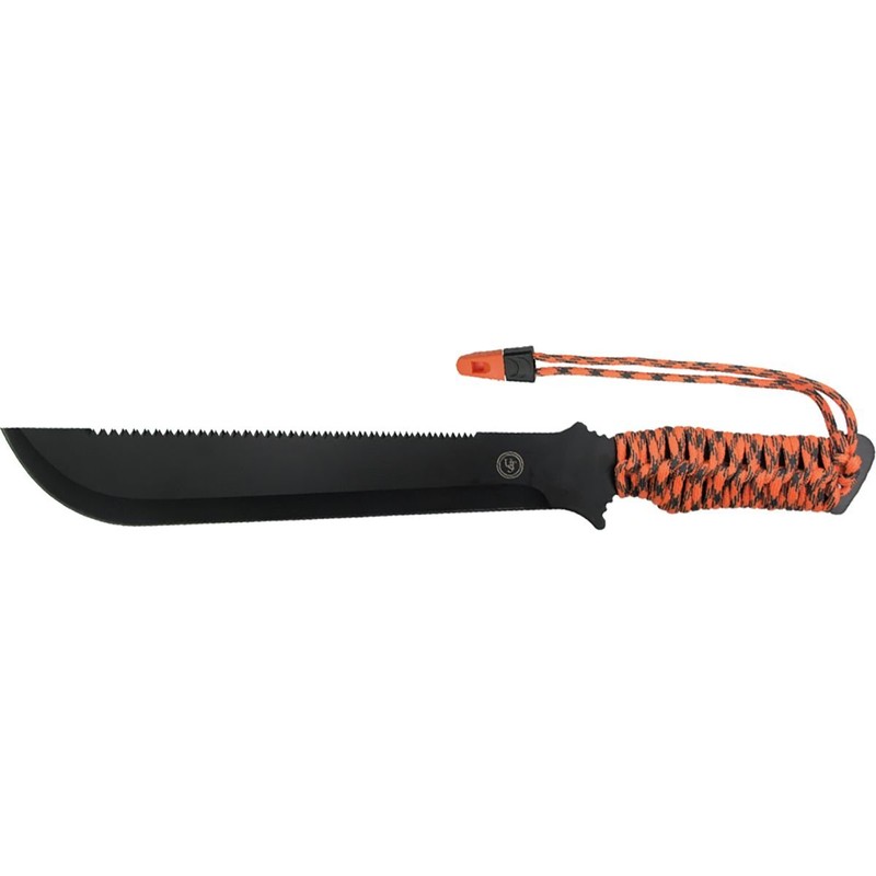 ust Coated Stainless Steel Paracuda Pro Machete, Black Oxide, 3mm,