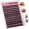 Mayhug Eyelash Extensions, 3D Fluffy Eyelash Extensions, 144 Pieces, False