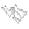 Dr. Oetker 1876 Cookie Cutter Rabbit Family 3-Piece Tin Plate