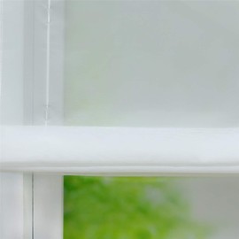 ESLIR Roman Blind No Drilling Required Transparent with Eyelets Colour Gradient Curtains with Hooks Eyelets Modern Curtains 1 Piece