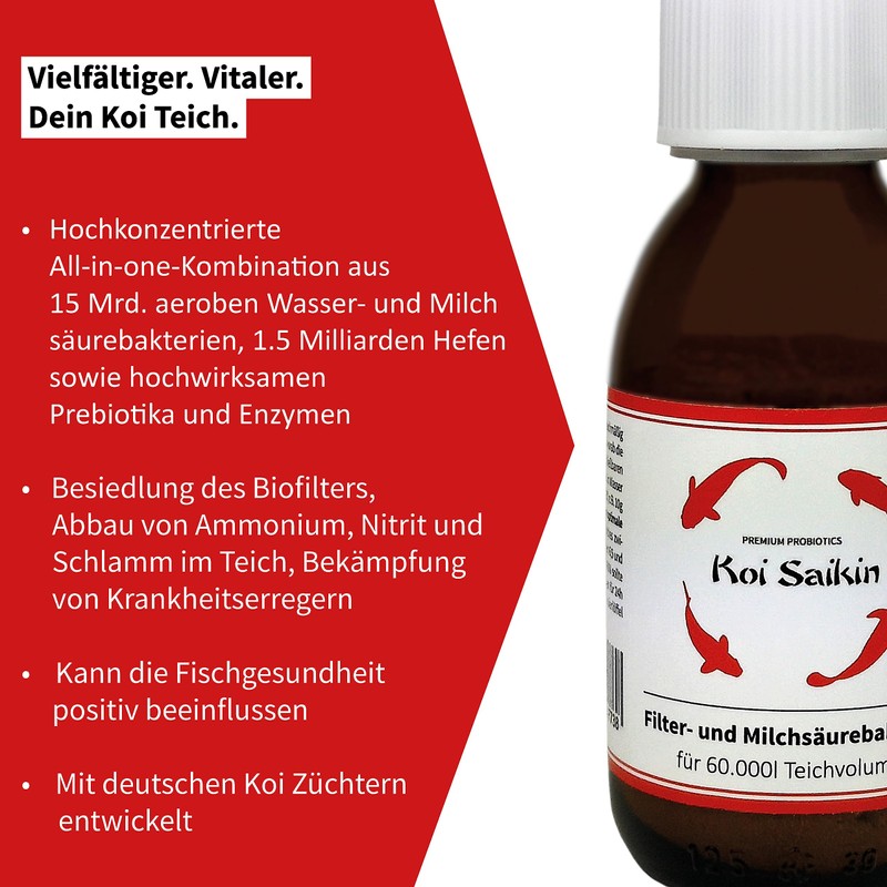 algova Koi-Saikin® Pond Bacteria Filter Bacteria Lactic Acid Bacteria Starter