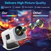 Smart Mini Projector with Android 11.0,2025 Upgraded Portable Projector 1080P