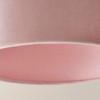 MiniSun MiniSun | Medium Modern Blush Pink Velvet Drum Light