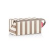 reisenthel Summerstripes Coffee Boxy Cosmetic Case - Ideal Travel Companion