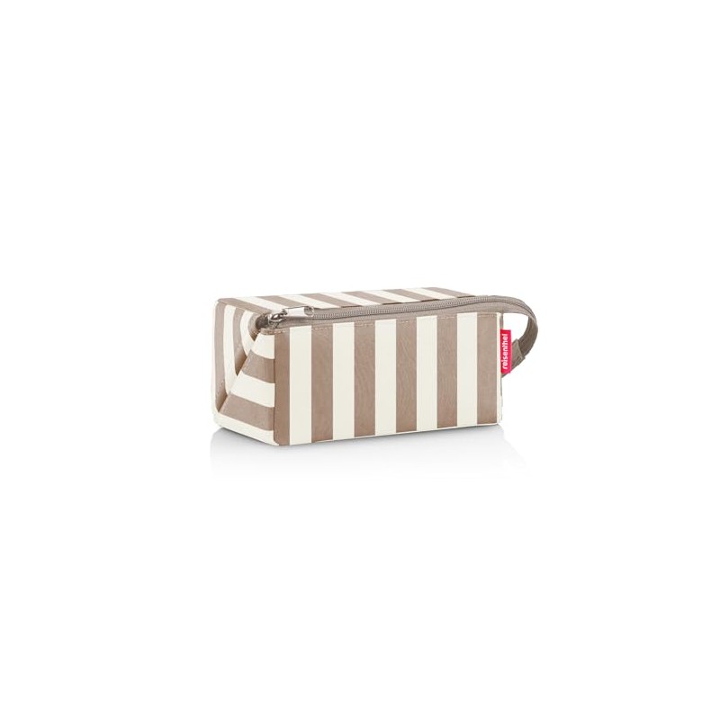 reisenthel Summerstripes Coffee Boxy Cosmetic Case - Ideal Travel Companion