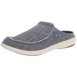 REVITALIGN Women's Siesta Canvas Mule, Blue, 8.5