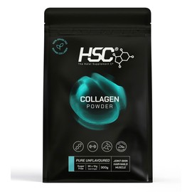 The Halal Supplement Co. - Halal Bovine Collagen Peptides Powder 300g for Hair, Skin, Nails, Joints & Muscles - 100% Grass Fed Hydrolysed Bovine Collagen (Type I & III) for Women and Men