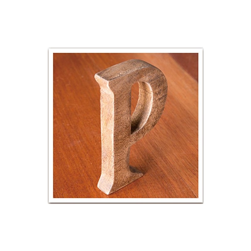 PL Wooden Alphabet Letter C'est La Vie Woody Alphabet H