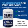 Creatine Monohydrate Powder - 500g Tub (200 Mesh) | Fine