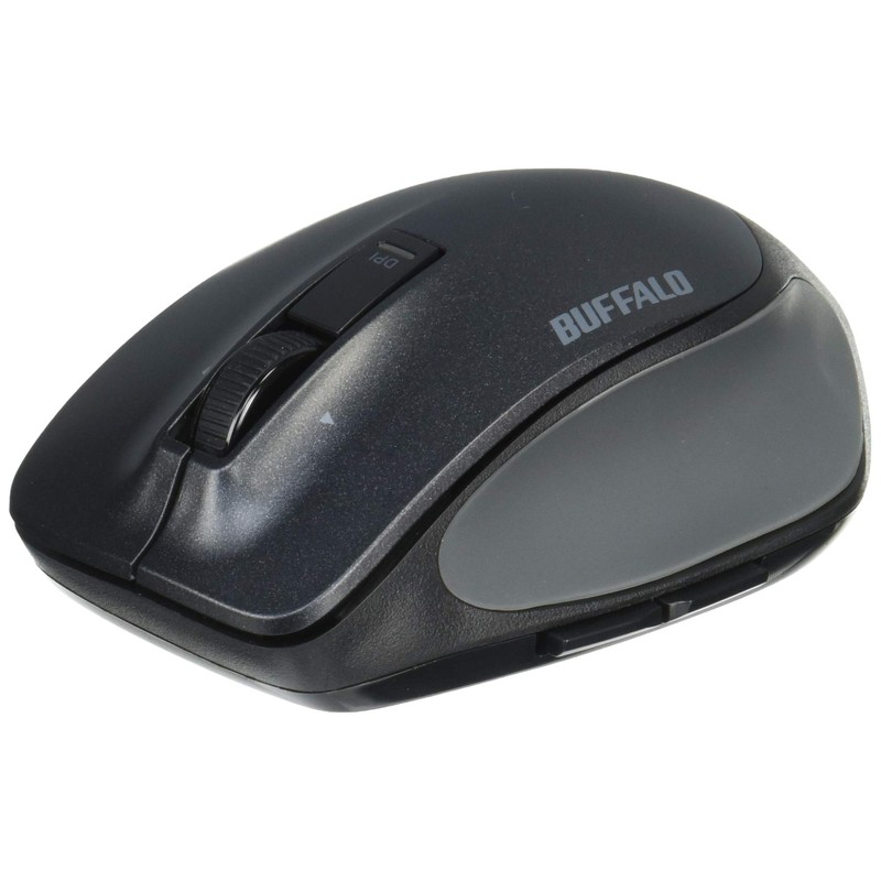 Buffalo BUFFALO Bluetooth BlueLED Premium Fit Mouse Medium Black BSMBB505MBK