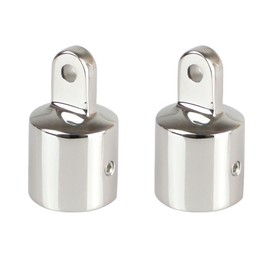 Felimoa Pipe End Top Cap Mounting Hardware for Pipes, Approx. 1.0 inches (25 mm), Set of 2