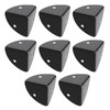 YINETTECH 8PCS 39mm Corner Angle Brace Protectors Scalloped Metal Right