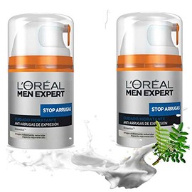 Paquete de 2 pz Crema Antiarrugas Stop Arrugas 50 ml Men Expert Loreal