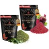 800 g Spinach Salt and 800 g Beetroot Salt for