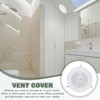 PATIKIL 3 Inch Round Air Vent Cover, 4 Pack ABS