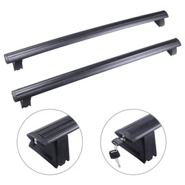 AUTOMUTO Cross Bars Roof Rack fit for 2011-2021 for Jeep Grand for Cherokee Aluminum Black Kayak Roof Rack Roof Top Bar Luggage Carrier with Lock