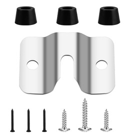 Dart Board Bracket for Wall, 1 Set Dartboard Mounting Bracket Kit, Dart Board Fittings, Darts Holder Wall Mounted, U Shaped Dartboard Hanging Brackets Screws Hooks for Darts Accessories