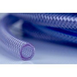 Byson Clear Braided 1/2", 3/8" PVC Flexible Tubing Pipe Reinforced Vinyl Water Hose Tube 10, 25 and 50 feet (1/2" ID x 10 Ft)
