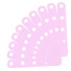 PACKOVE 20pcs Silicone Hair Roller Bands for Perm Rods Seamless