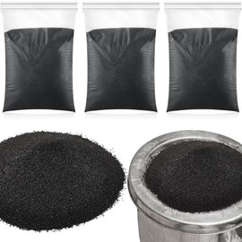 Sasylvia 3 Pack 6.4 lb Sand Station Black Silica Sand Refill for Indoor and Outdoor Facilities Arts Crafts Gardening