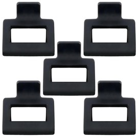 Small Hair Claw Clips for Women Medium Size Claw Clip for Girls Thick & Thin Hair Accessories for Women Girls Black, 5 Pack