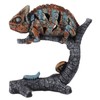 Chameleon Statue Sculpture Resin Chameleon Wild Animal Figurine Ornament for