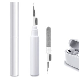 Airpods Reinigungsset für Airpods 1/2/3/Pro, Kuataty 3 in 1 Kreatives Kopfhörer Cleaning Kit, Tragbarer Airpod Zubehör Reinigungsstift Kompatibel Kopfhörer Ladebox, Kamera, PC, Handy
