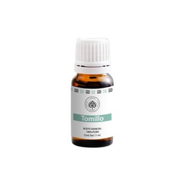 Aceite Esencial de Tomillo | Grado Terapéutico | Fortalece defensas del cuerpo | Reconforta congestión y respiración | Difusor + Uso Tópico |Aceite de 1º Destilación|Gotero de 11ml|Aromaterapia Árbora