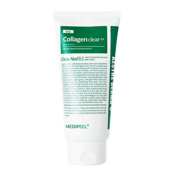 MEDIPEEL Green Cica Collagen Clear Cleansing Foam