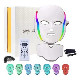 Equipo De Belleza Para Damas Con Máscara Led De 7 Colores