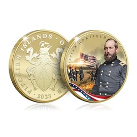 The Koin Club American Patriot Gold Coin Series - USA Military Leaders - James A. Garfield