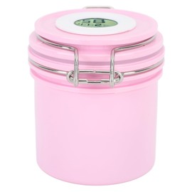 Caja de Almacenamiento de Pegamento para Pestañas, Recipiente de Almacenamiento de Pegamento para Pestañas con Termómetro de 250 Ml, Recipiente de Almacenamiento Sellado (PINK)