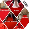 Extra Thick Red Carpet Runner for Party Felt Non-Slip Rubber
