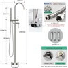 Free Standing Bathtub Faucet Set: SR SUN RISE Floor Mount
