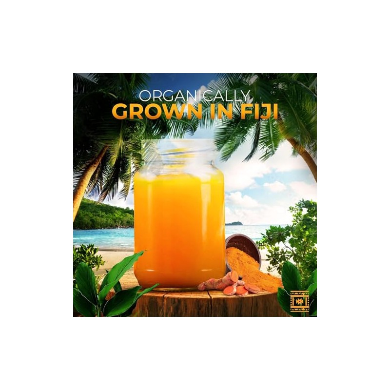 Fresh Organic Turmeric Root - 5 Lbs Whole Raw Root