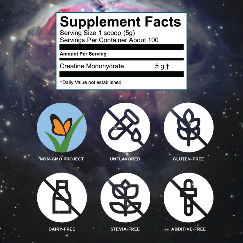 Vega Micronized Creatine Monohydrate Powder, Unflavored – 5g Pure Vegan