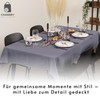 chambry 100% Linen Stonewashed Tablecloth - Handmade in Germany -