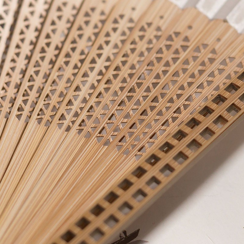 GFM® Bamboo Silk Handheld Folding Chinese Hand Fans for Summer,