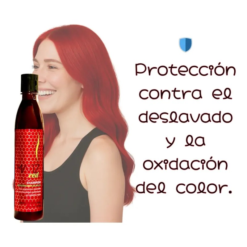 Shampoo Matizador Rojo Matiz Edengi 400 Ml