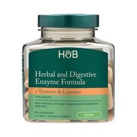 Holland & Barrett Herbal Digestive and Enzyme Formula 90 Capsules
