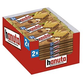 Hanuta Wafers Filled with Hazelnut Creme CASE 18x(2s)