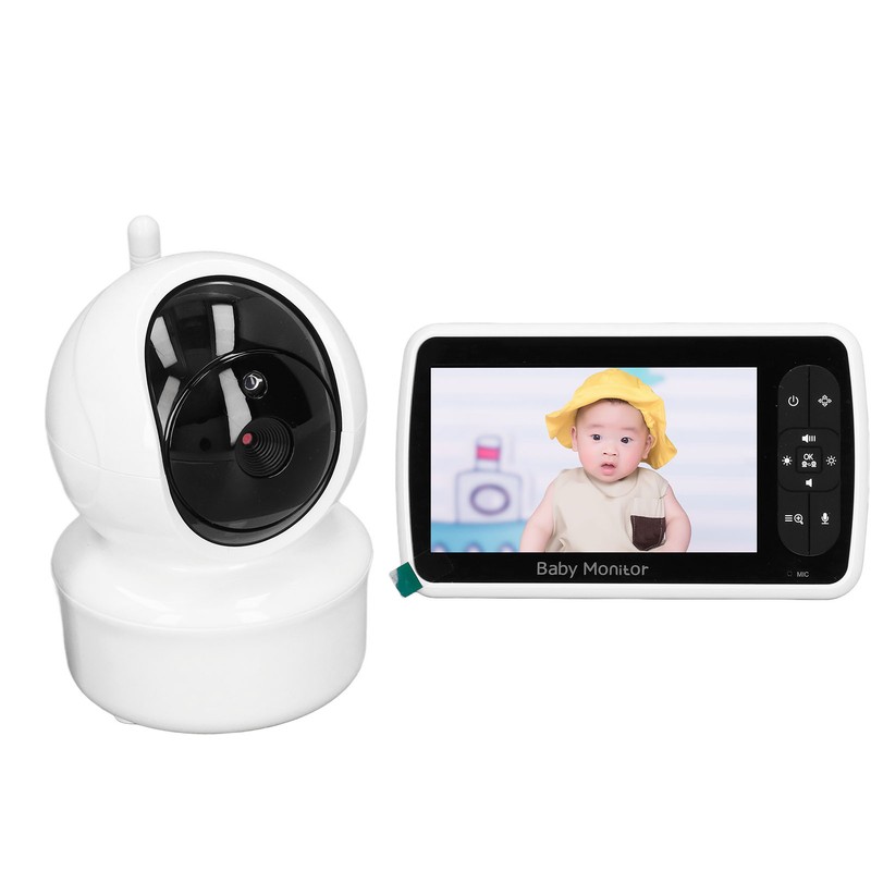 Baby Monitor 5 Inch Display Remote Access Pan Tilt Zoom