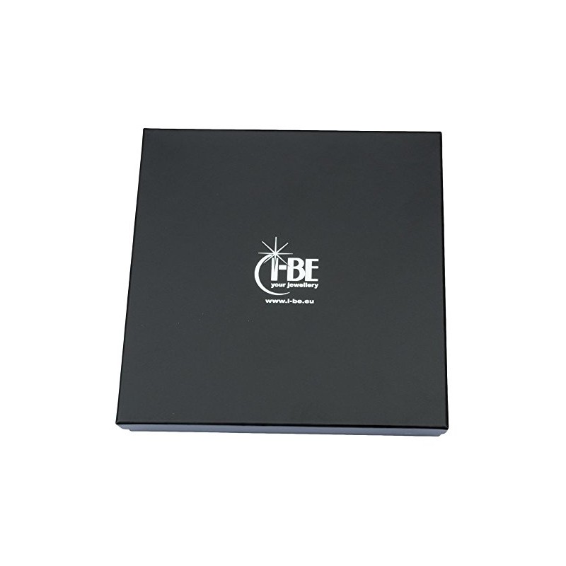 I-be, 446603/black/si/45 black spinel necklace, jet black, diameter 3 mm,