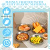 wutfuooo 4 Pcs Stainless Steel Pie Pan Set 7.87",8.66",9.45",10.24" Pizza