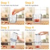 Electric Food Chopper with 2.5 Cup Glass Bowl, Mini Food