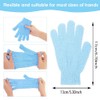 Guantes Baño Pares Exfoliantes Ducha Nailon Súper Suaves Doble Cara