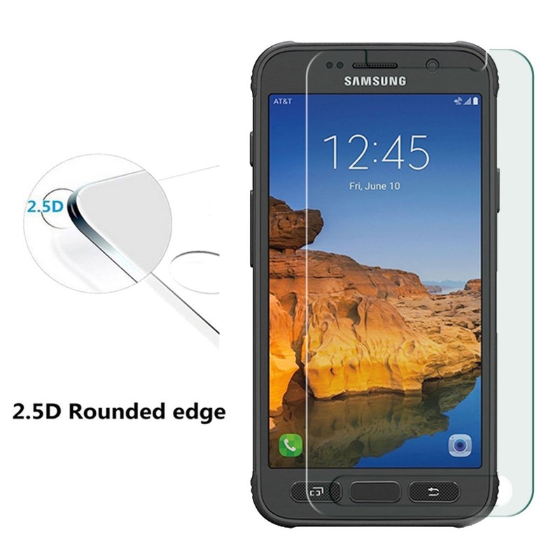 [3 Pack] (Galaxy S7 Active) Tempered Glass Screen Protector [Not