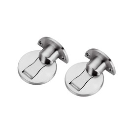 Door Stopper, Magnetic Catch Type, Set of 2, Door Stopper, Magnetic Fixing, Door Stop, Joiner, Silver