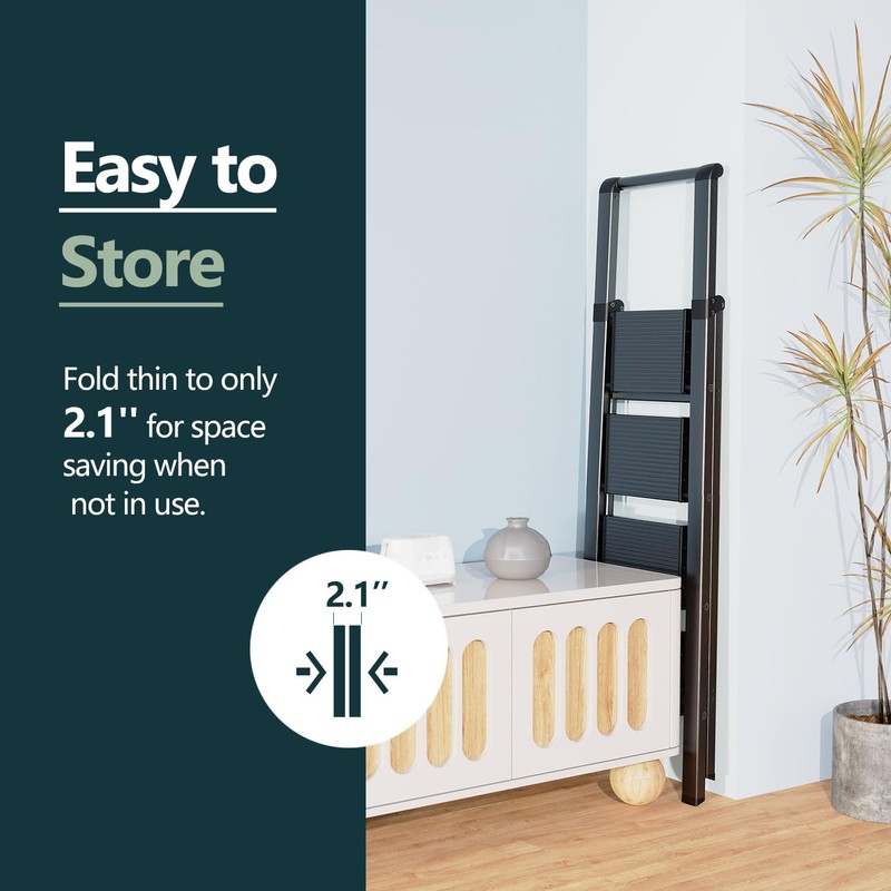 WOA WOA 4 Step Ladder for 10 Feet High Ceiling,