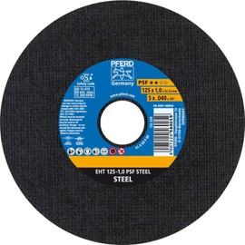 Pferd EHT1251,0A60PPSF A60PPS Cut-Off Wheel, Multi-Colour, 125 x 1.0 mm